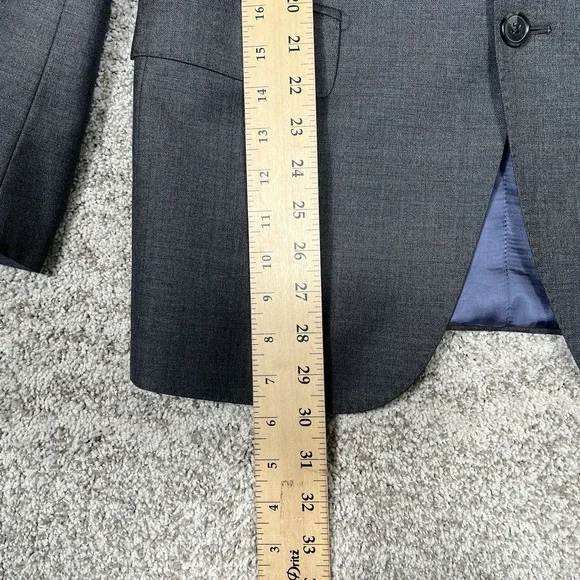 Suitsupply Perennial Wool Blazer 40R Gray Sport Coat Vitale Barberis Canonico - Picture 5 of 6